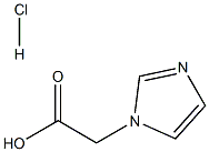 1H-imidazol-1-ylacetic acid hydrochloride 结构式