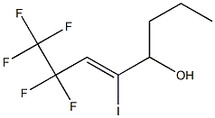 7,7,8,8,8-pentafluoro-5-iodooct-5-en-4-ol 结构式