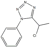 5-(1-chloroethyl)-1-phenyl-1H-tetrazole 结构式