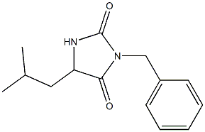 3-benzyl-5-isobutylimidazolidine-2,4-dione 结构式