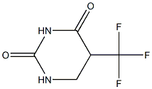 5-(trifluoromethyl)hexahydropyrimidine-2,4-dione 结构式