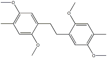 1-(2,5-dimethoxy-4-methylphenethyl)-2,5-dimethoxy-4-methylbenzene 结构式