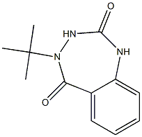 4-(tert-butyl)-3,4-dihydro-1H-1,3,4-benzotriazepine-2,5-dione 结构式