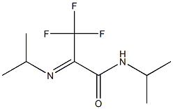 N1-isopropyl-3,3,3-trifluoro-2-(isopropylimino)propanamide 结构式