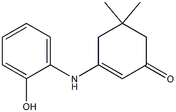 3-(2-hydroxyanilino)-5,5-dimethyl-2-cyclohexen-1-one 结构式