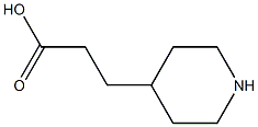 3-piperidin-4-ylpropanoic acid 结构式