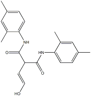 {3-(2,4-dimethylanilino)-2-[(2,4-dimethylanilino)carbonyl]-3-oxopropylidene}(methyl)ammoniumolate 结构式