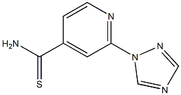 2-(1H-1,2,4-triazol-1-yl)pyridine-4-carbothioamide 结构式