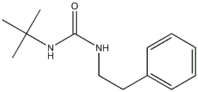 N-(tert-butyl)-N'-phenethylurea 结构式