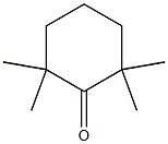2,2,6,6-tetramethylcyclohexan-1-one 结构式