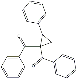 (1-benzoyl-2-phenylcyclopropyl)(phenyl)methanone 结构式