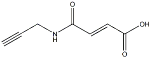 4-oxo-4-(prop-2-ynylamino)but-2-enoic acid 结构式