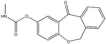 11-oxo-6,11-dihydrodibenzo[b,e]oxepin-2-yl N-methylcarbamate 结构式