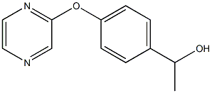 1-[4-(2-pyrazinyloxy)phenyl]-1-ethanol 结构式