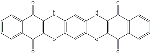5,9,15,18-tetrahydro-14H,17H-benzo[b]naphtho[2',3':5,6][1,4]oxazino[2,3-i]phenoxazine-5,9,14,18-tetraone 结构式