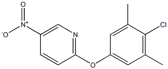 2-(4-chloro-3,5-dimethylphenoxy)-5-nitropyridine 结构式