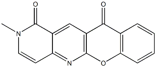 2-methyl-1H-chromeno[2,3-b][1,6]naphthyridine-1,11(2H)-dione 结构式