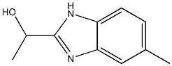 1-(5-methyl-1H-benzimidazol-2-yl)ethanol 结构式