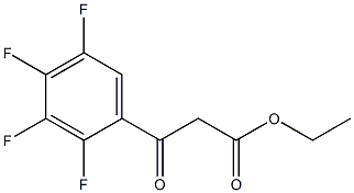 2,3,4,5-Tetrafluorobenzoyl ethyl acetate 结构式