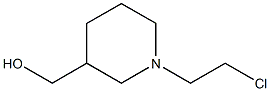 (1-(2-chloroethyl)piperidin-3-yl)methanol 结构式