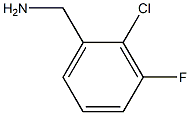 (2-chloro-3-fluorophenyl)methanamine 结构式