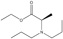 (R)-ethyl 2-(dipropylamino)propanoate 结构式