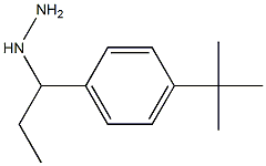 1-(1-(4-tert-butylphenyl)propyl)hydrazine 结构式