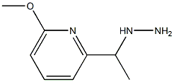 1-(1-(6-methoxypyridin-2-yl)ethyl)hydrazine 结构式