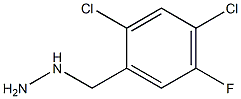 1-(2,4-dichloro-5-fluorobenzyl)hydrazine 结构式