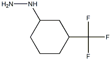 1-(3-(trifluoromethyl)cyclohexyl)hydrazine 结构式