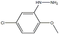 1-(5-chloro-2-methoxyphenyl)hydrazine 结构式