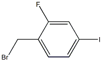 1-(bromomethyl)-2-fluoro-4-iodobenzene 结构式