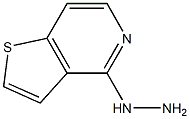 1-(thieno[3,2-c]pyridin-4-yl)hydrazine 结构式