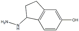 1-hydrazinyl-2,3-dihydro-1H-inden-5-ol 结构式