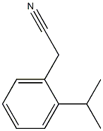 2-(2-isopropylphenyl)acetonitrile 结构式