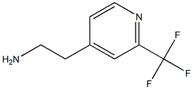 2-(2-Trifluoromethyl-pyridin-4-yl)-ethylamine 结构式