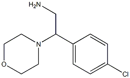 2-(4-chlorophenyl)-2-morpholinoethanamine 结构式