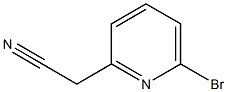 2-(6-bromopyridin-2-yl)acetonitrile 结构式