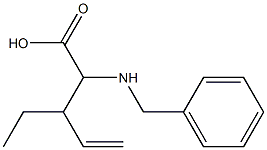 2-(benzylamino)-3-ethylpent-4-enoic acid 结构式