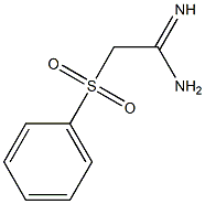 2-(phenylsulfonyl)acetamidine 结构式