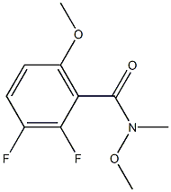 2,3-difluoro-N,6-dimethoxy-N-methylbenzamide 结构式