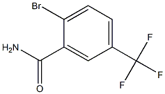 2-bromo-5-(trifluoromethyl)benzamide 结构式