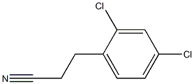 3-(2,4-dichlorophenyl)propanenitrile 结构式