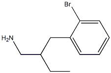 3-(2-Bromo-phenyl)-2-ethyl-propylamine 结构式