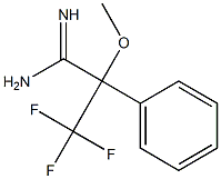 3,3,3-trifluoro-2-methoxy-2-phenylpropanamidine 结构式