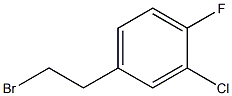 4-(2-bromoethyl)-2-chloro-1-fluorobenzene 结构式