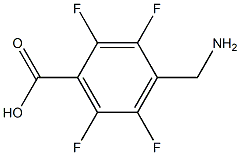 4-(aminomethyl)-2,3,5,6-tetrafluorobenzoic acid 结构式