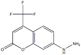 4-(trifluoromethyl)-7-hydrazinyl-2H-chromen-2-one 结构式