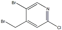 5-bromo-4-(bromomethyl)-2-chloropyridine 结构式