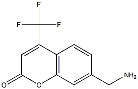 7-(aminomethyl)-4-(trifluoromethyl)-2H-chromen-2-one 结构式